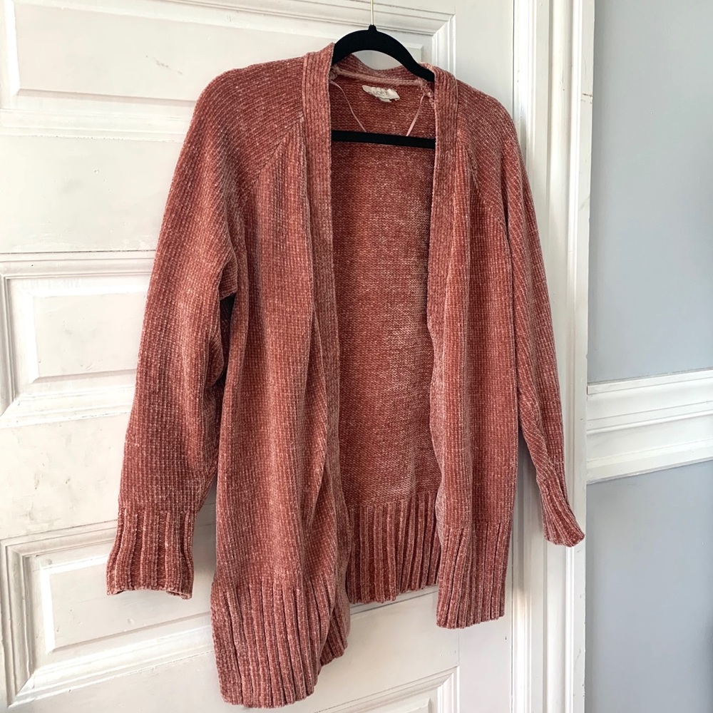 LOFT Soft Pink Chenille Sweater